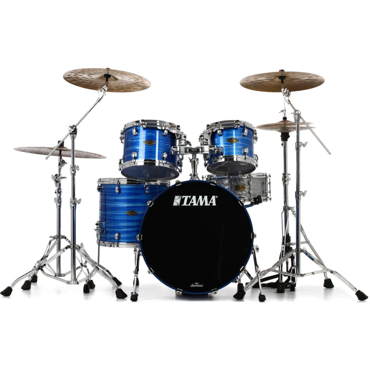 Tama WBS42S LOR Starclassic Walnut Birch Batería Acústica Lacquer Ocean Blue Ripple 2