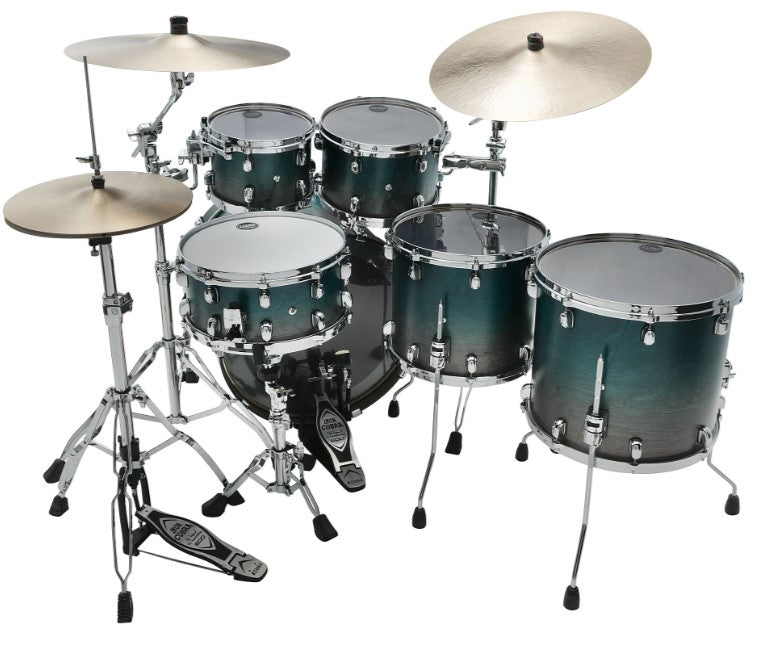 Tama WBS52RZS SPF Starclassic Walnut Birch Batería Acústica Satin Sapphire Fade 3