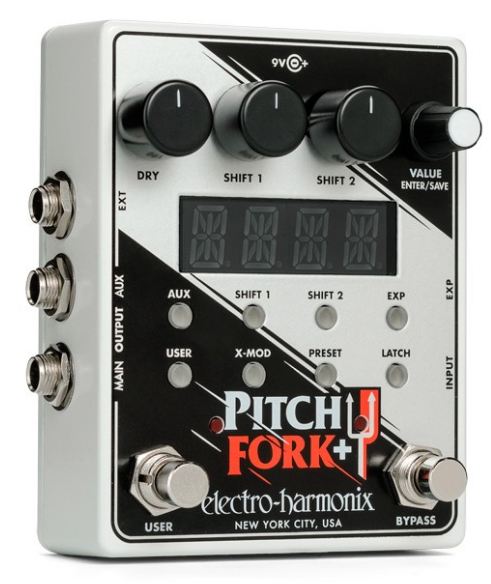 Electro Harmonix Pitch Fork Plus Pedal Pitch Shifter 16