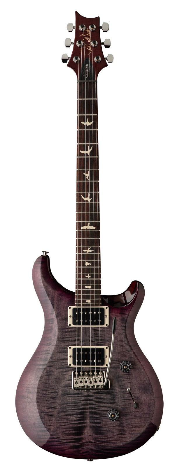 PRS S2 Custom 24 2024 FGBPB Guitarra Eléctrica Faded Gray Black Purple Burst 1