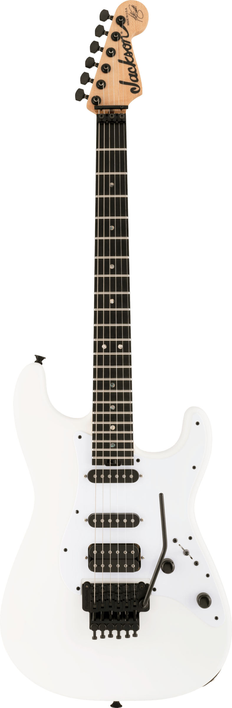 Jackson USA Signature Adrian Smith San Dimas SD EB Guitarra Eléctrica Snow White 1