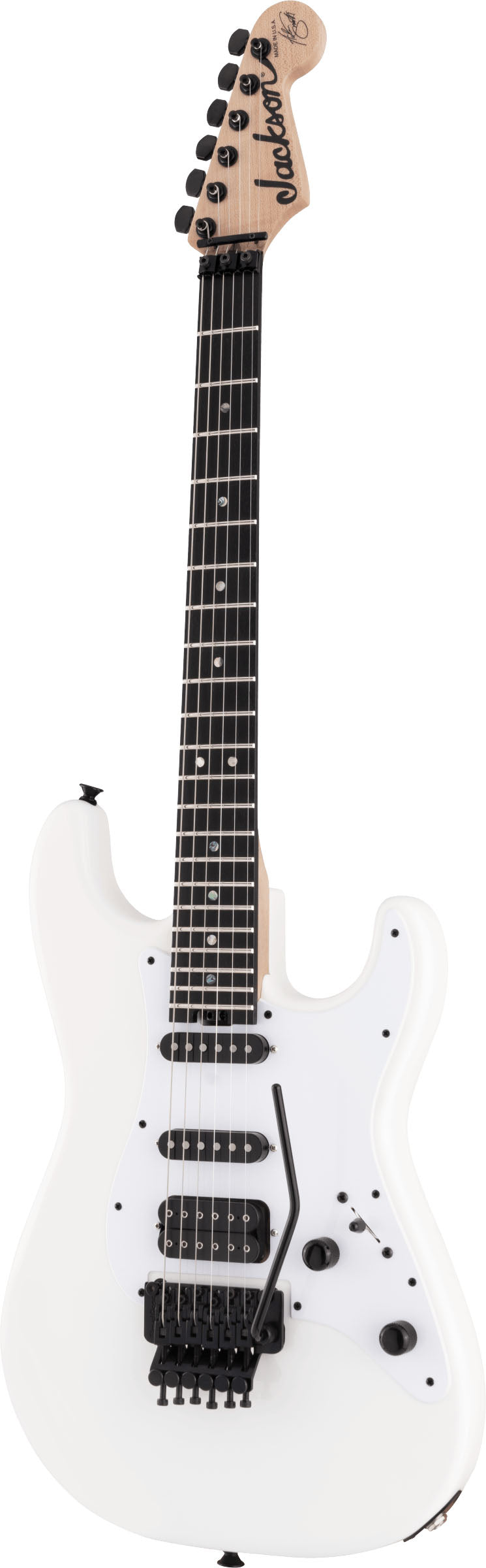 Jackson USA Signature Adrian Smith San Dimas SD EB Guitarra Eléctrica Snow White 2