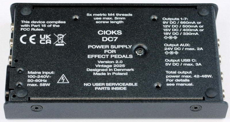Cioks DC7 V2 Alimentador Pedales 2