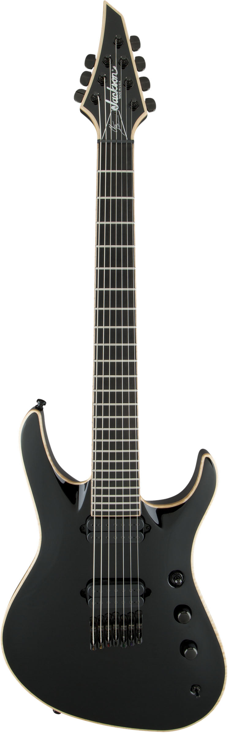 Jackson USA Chris Broderick Soloist HT7 EB Guitarra Eléctrica 7 Cuerdas Gloss Black 1