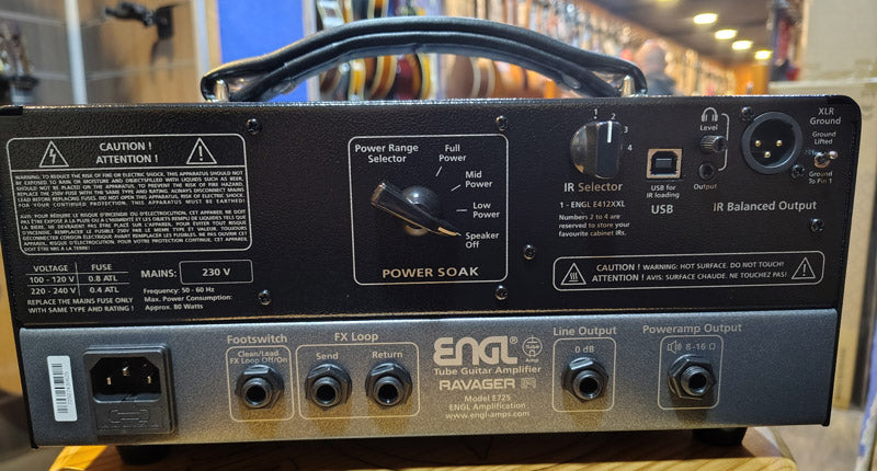 Engl E725 Ravager Amplificador Cabezal Guitarra. Demo 2