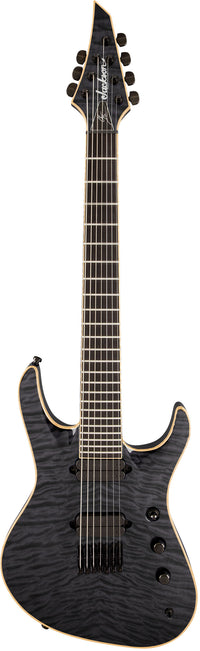 Jackson USA Chris Broderick Soloist HT7 EB Guitarra Eléctrica 7 Cuerdas Transparent Black 1