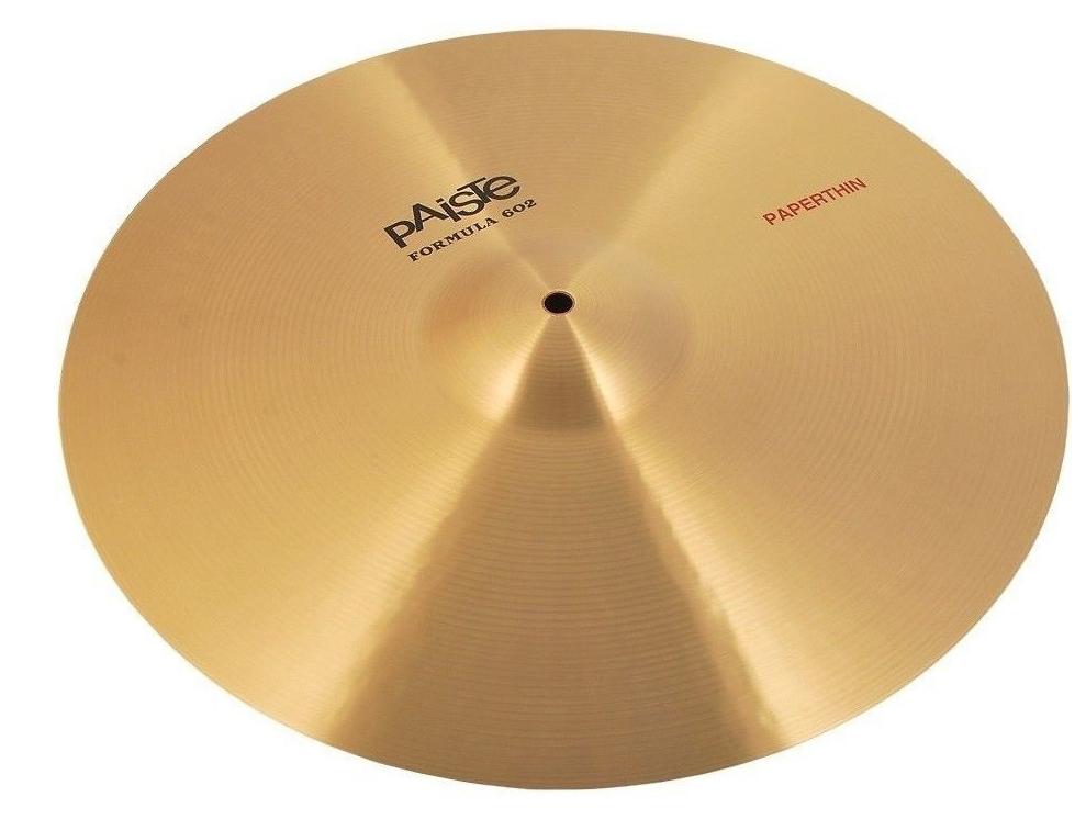 Paiste 18 Formula 602 Paperthin Plato Batería 18 Pulgadas 1