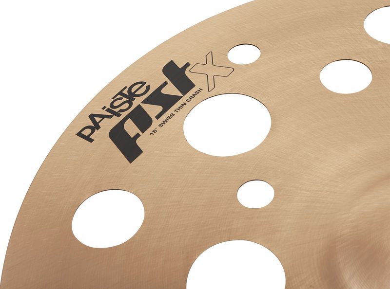 Paiste 18 PSTX Swiss Thin Crash Plato Batería 18 Pulgadas 5