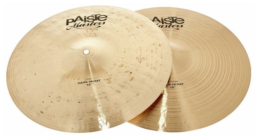 Paiste 15 Masters Dark Hihat Platos Batería 15 Pulgadas 2