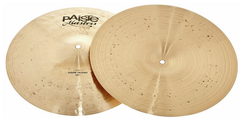 Paiste 15 Masters Dark Hihat Platos Batería 15 Pulgadas 3