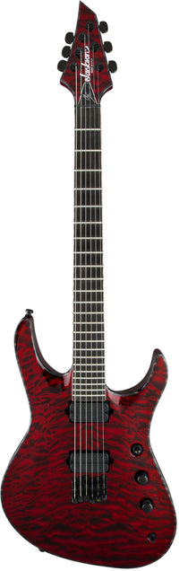 Jackson USA Signature Chris Broderick Soloist HT6 EB Guitarra Eléctrica Transparent Red 1