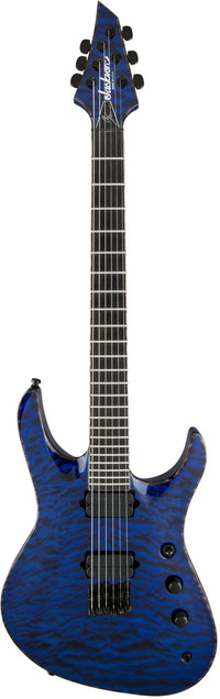 Jackson USA Signature Chris Broderick Soloist HT6 EB Guitarra Eléctrica Transparent Blue 1