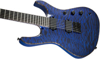 Jackson USA Signature Chris Broderick Soloist HT6 EB Guitarra Eléctrica Transparent Blue 5