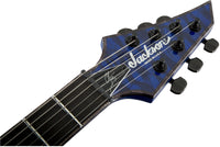 Jackson USA Signature Chris Broderick Soloist HT6 EB Guitarra Eléctrica Transparent Blue 6