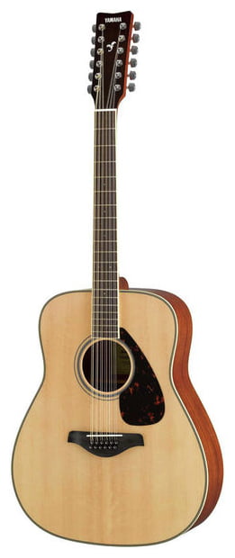 Yamaha FG820-12 NTII Guitarra Acústica Natural 12 Cuerdas 1