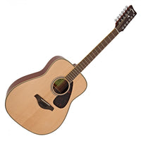 Yamaha FG820-12 NTII Guitarra Acústica Natural 12 Cuerdas 9