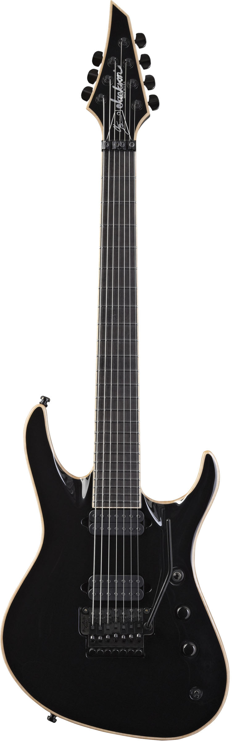 Jackson USA Chris Broderick Soloist 7 EB Guitarra Eléctrica 7 Cuerdas Gloss Black 1