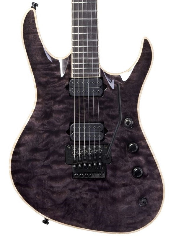 Jackson USA Signature Chris Broderick Soloist 6 EB Guitarra Eléctrica Transparent Black 2