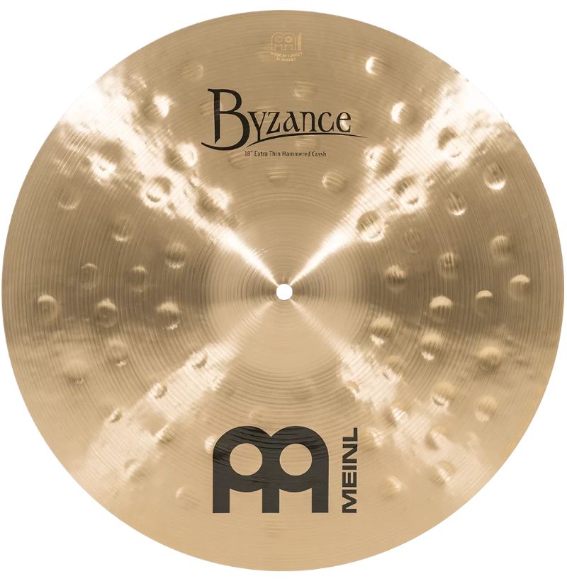 Meinl B18ETHC Byzance Traditional Extra Thin Hammered Crash 18 Plato Batería 1