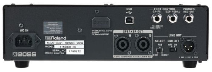 Boss KTN-500B HD Katana Amplificador Cabezal Bajo 5