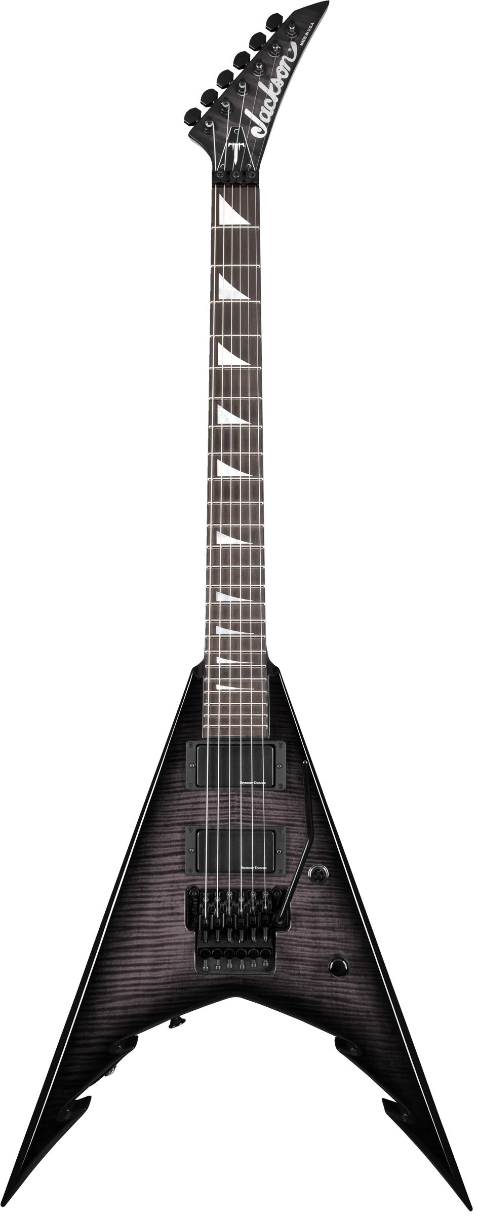 Jackson USA Signature Corey Beaulieu King V KV6 EB Guitarra Eléctrica Transparent Black Burst 1