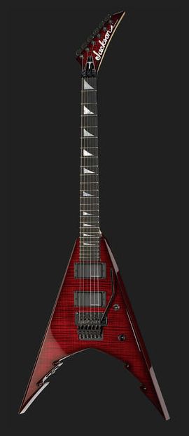 Jackson USA Signature Corey Beaulieu King V KV6 EB Guitarra Eléctrica Transparent Red Burst 3