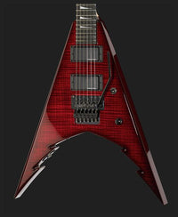 Jackson USA Signature Corey Beaulieu King V KV6 EB Guitarra Eléctrica Transparent Red Burst 5