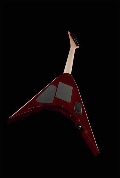 Jackson USA Signature Corey Beaulieu King V KV6 EB Guitarra Eléctrica Transparent Red Burst 12