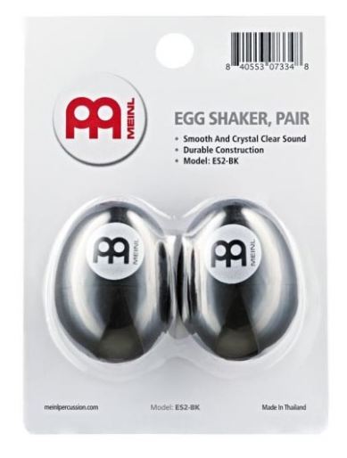 Meinl ES2BK Set 2 Huevos Shakers Negros 2