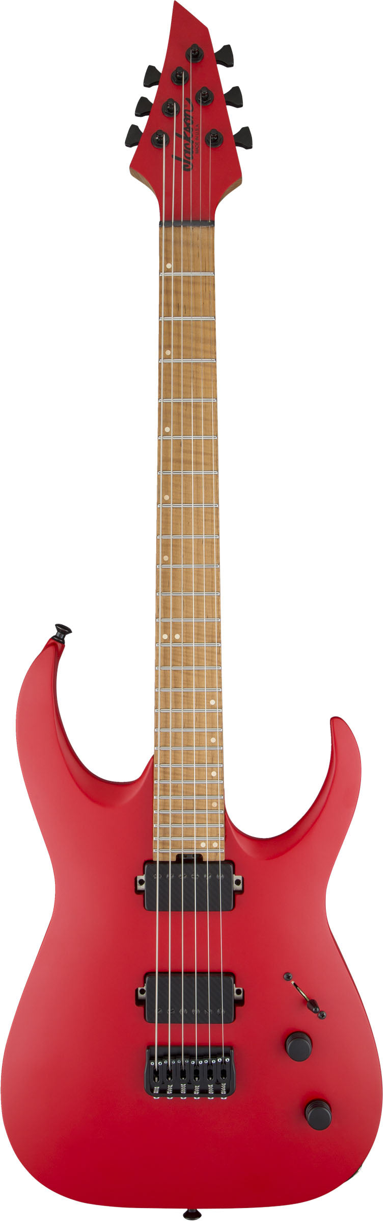 Jackson USA Signature Misha Mansoor Juggernaut HT6 CFMN Guitarra Eléctrica Satin Red 1