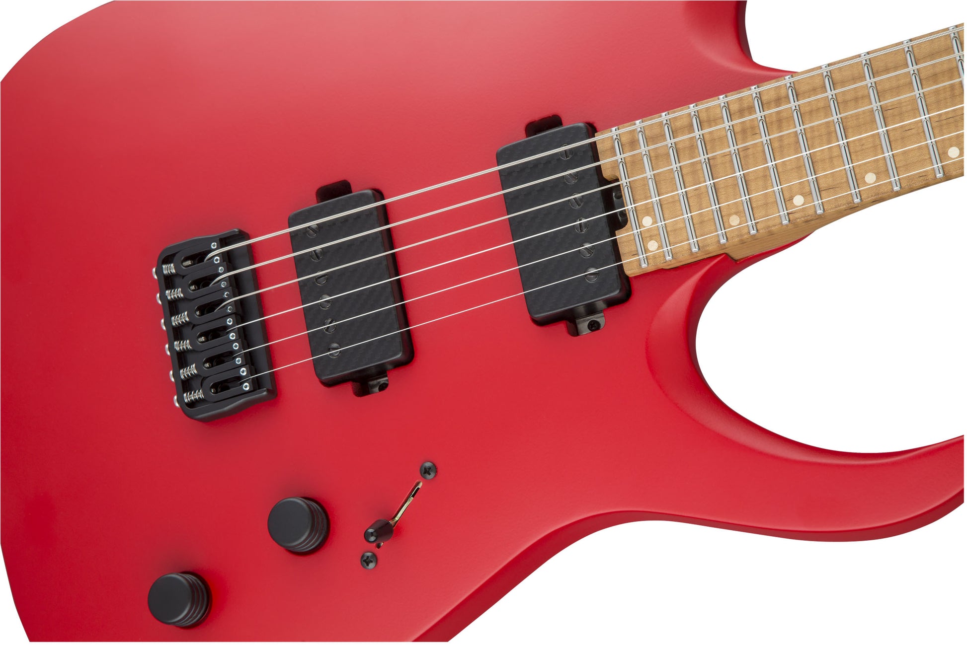 Jackson USA Signature Misha Mansoor Juggernaut HT6 CFMN Guitarra Eléctrica Satin Red 6