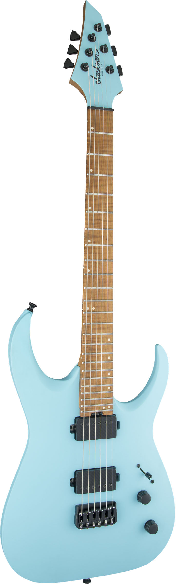 Jackson USA Signature Misha Mansoor Juggernaut HT6 CFMN Guitarra Eléctrica Satin Daphne Blue 2