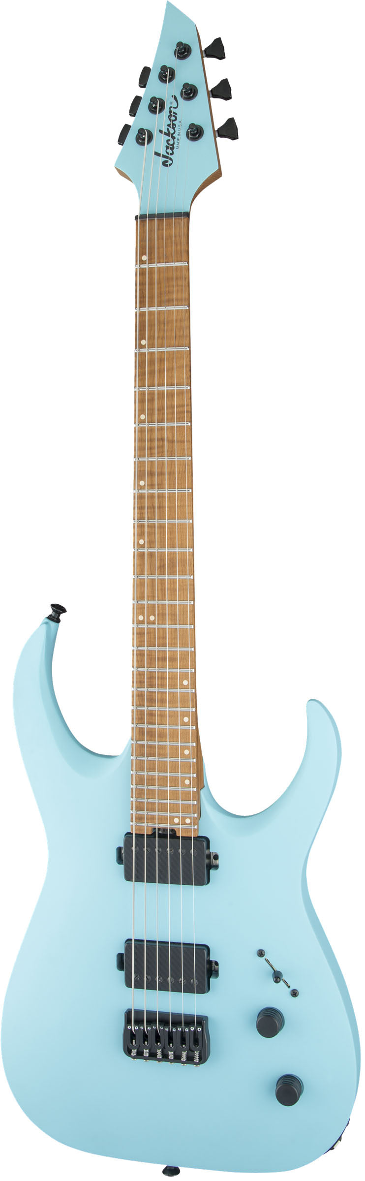 Jackson USA Signature Misha Mansoor Juggernaut HT6 CFMN Guitarra Eléctrica Satin Daphne Blue 3