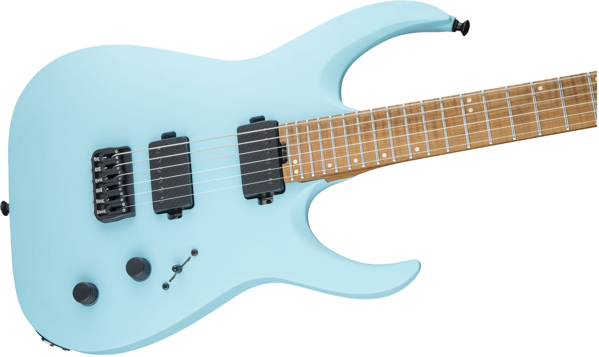 Jackson USA Signature Misha Mansoor Juggernaut HT6 CFMN Guitarra Eléctrica Satin Daphne Blue 5