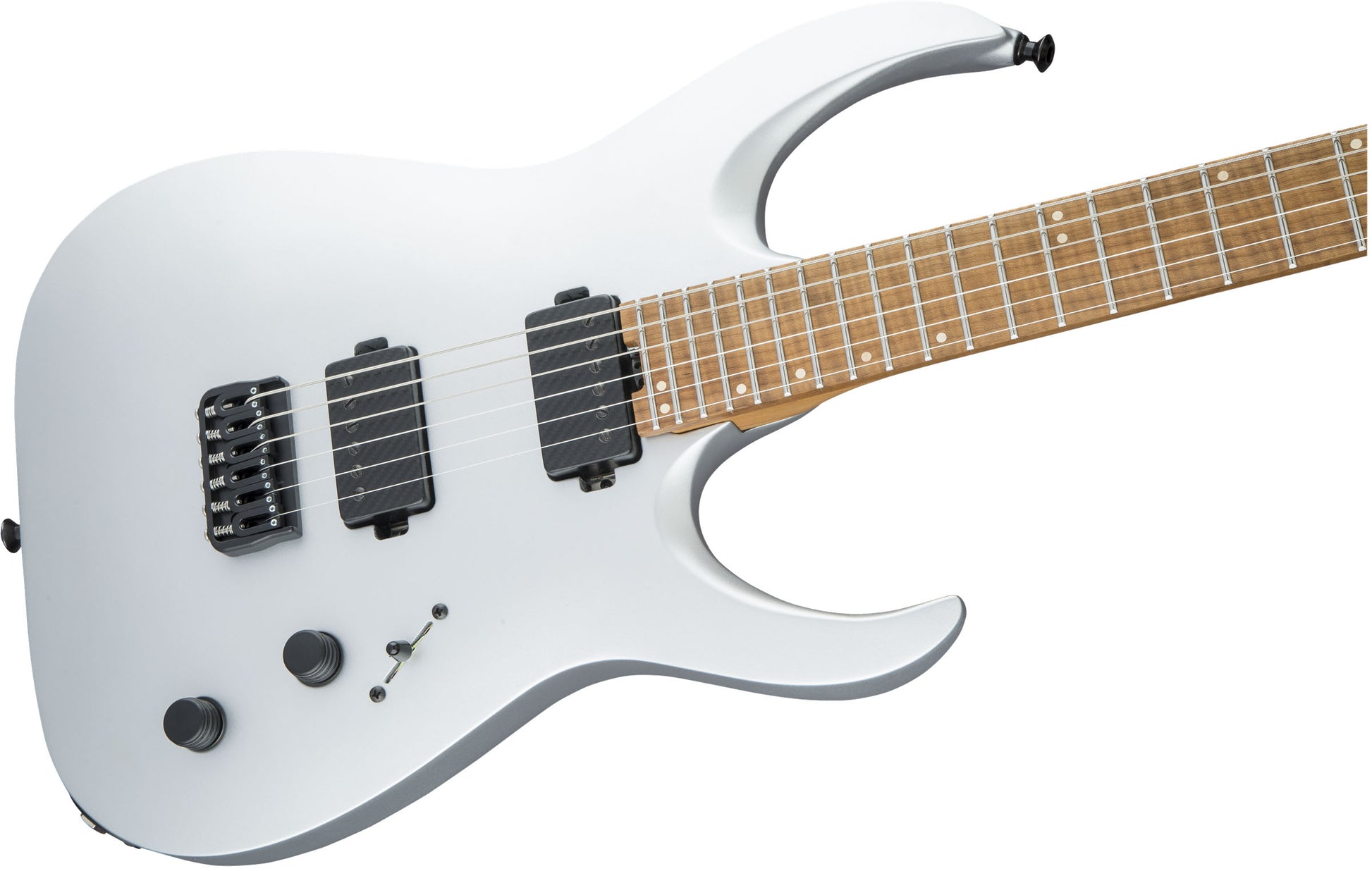 Jackson USA Signature Misha Mansoor Juggernaut HT6 CFMN Guitarra Eléctrica Satin Silver 5