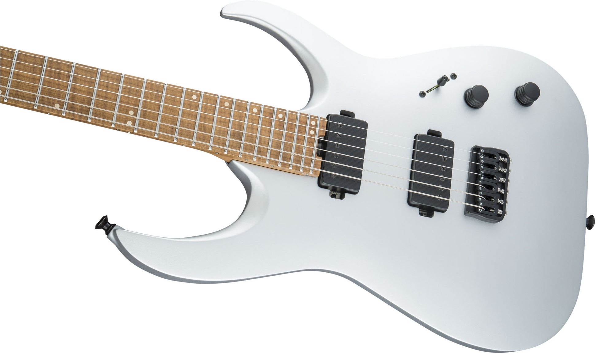 Jackson USA Signature Misha Mansoor Juggernaut HT6 CFMN Guitarra Eléctrica Satin Silver 7