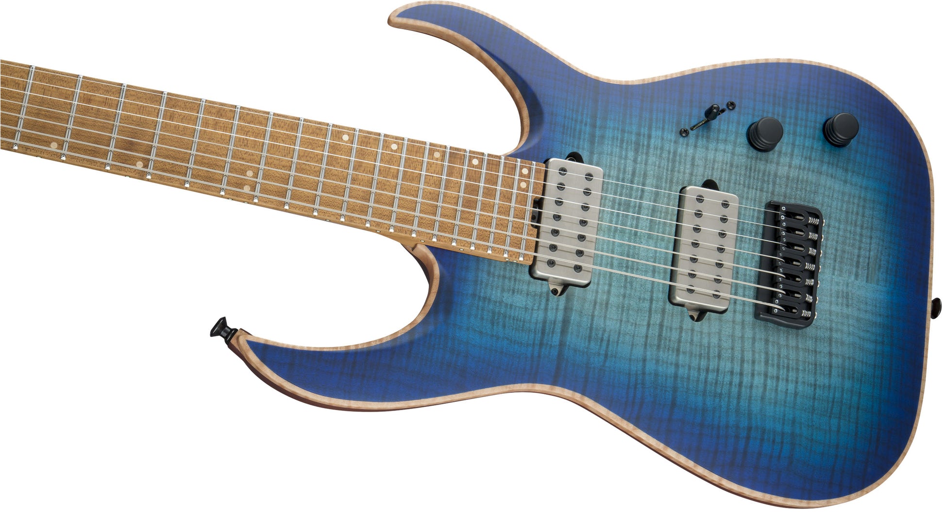 Jackson USA Misha Mansoor Juggernaut HT7FM CFMN Guitarra Eléctrica 7 Cuerdas Satin Laguna Burst 7