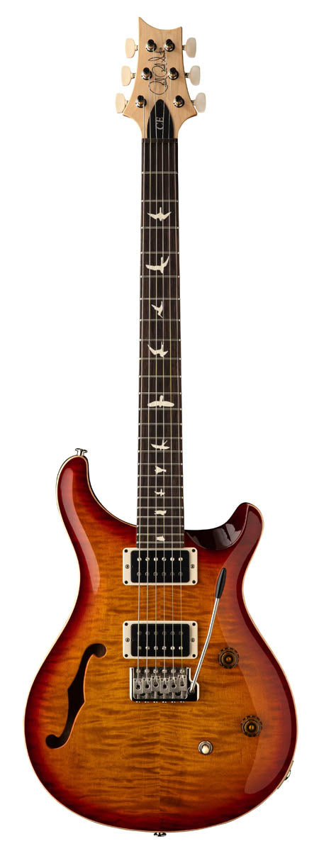 PRS CE24 SH DCS Semi Hollow Guitarra Eléctrica Dark Cherry Sunburst 1
