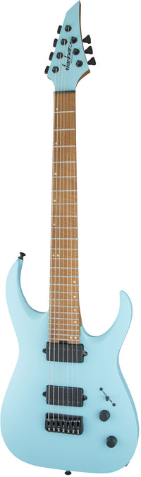 Jackson USA Misha Mansoor Juggernaut HT7 CFMN Guitarra Eléctrica 7 Cuerdas Satin Daphne Blue 3