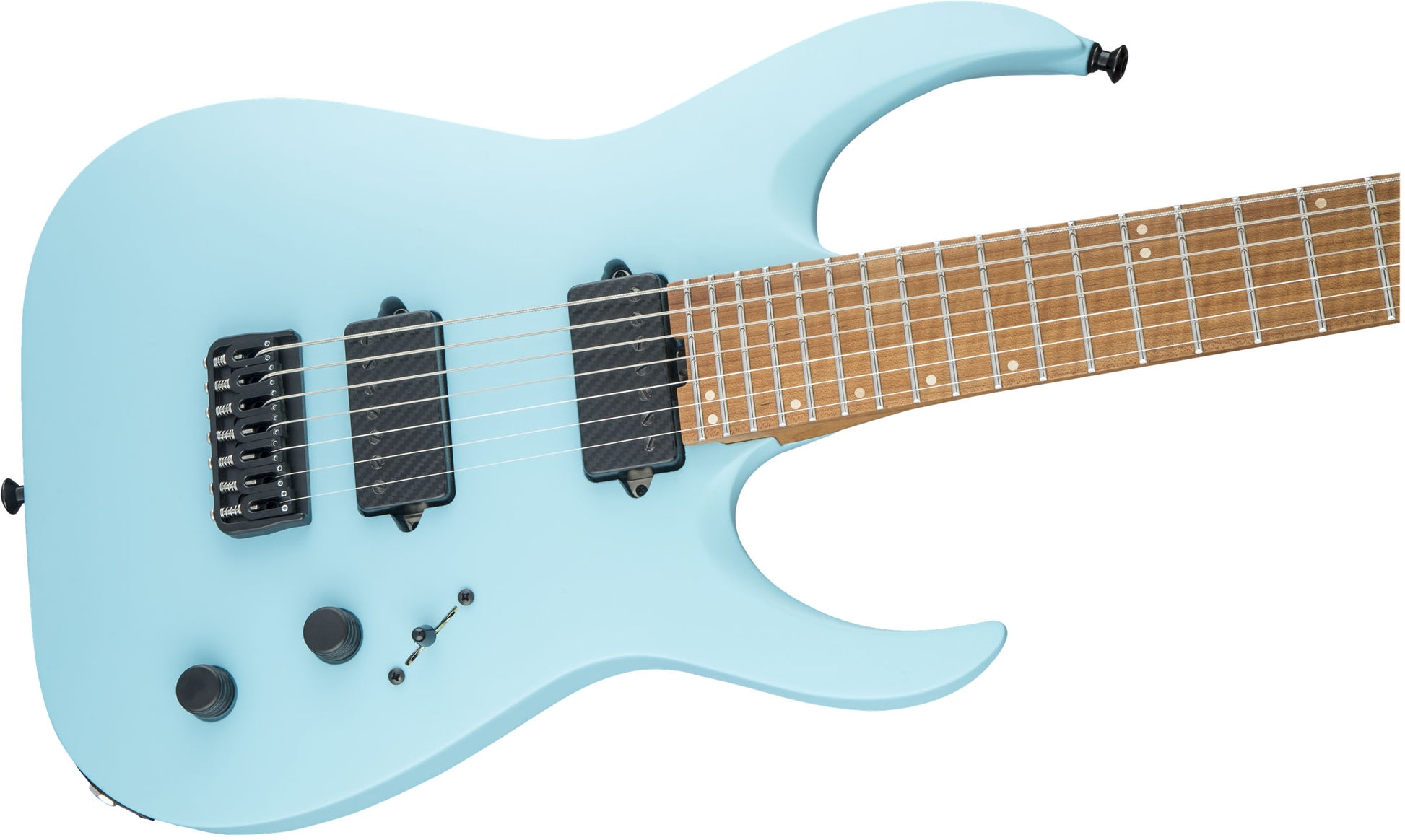 Jackson USA Misha Mansoor Juggernaut HT7 CFMN Guitarra Eléctrica 7 Cuerdas Satin Daphne Blue 5