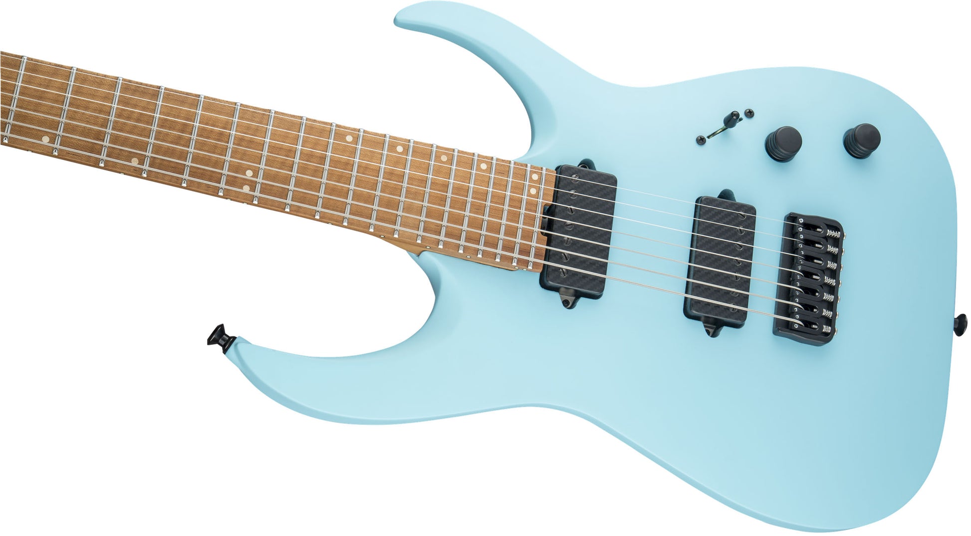 Jackson USA Misha Mansoor Juggernaut HT7 CFMN Guitarra Eléctrica 7 Cuerdas Satin Daphne Blue 7