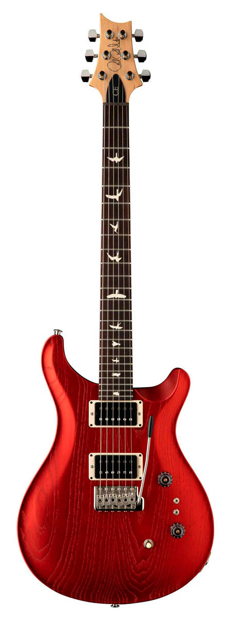 PRS CE24-08 Swamp Ash Satin RAM Guitarra Eléctrica Red Apple Metallic 1