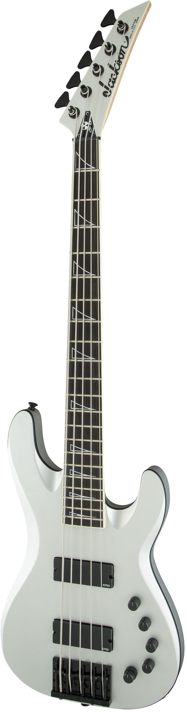 Jackson USA Signature David Ellefson Concert Bass CB V EB Bajo Eléctrico 5 Cuerdas Satin Silver 3