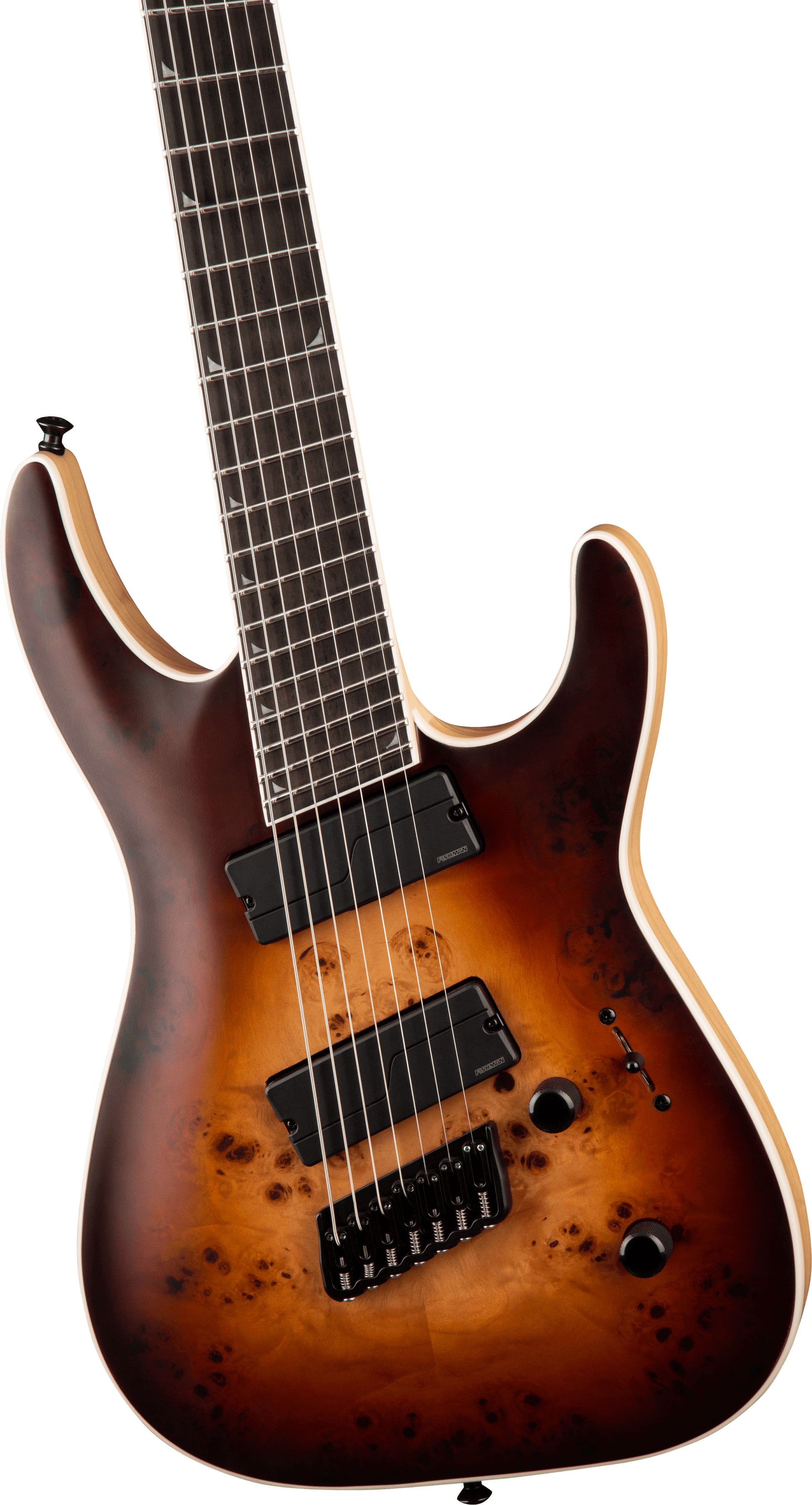 Jackson Concept Soloist SLAT7P HT MS EB Guitarra Eléctrica 7 Cuerdas Satin Bourbon Burst 3