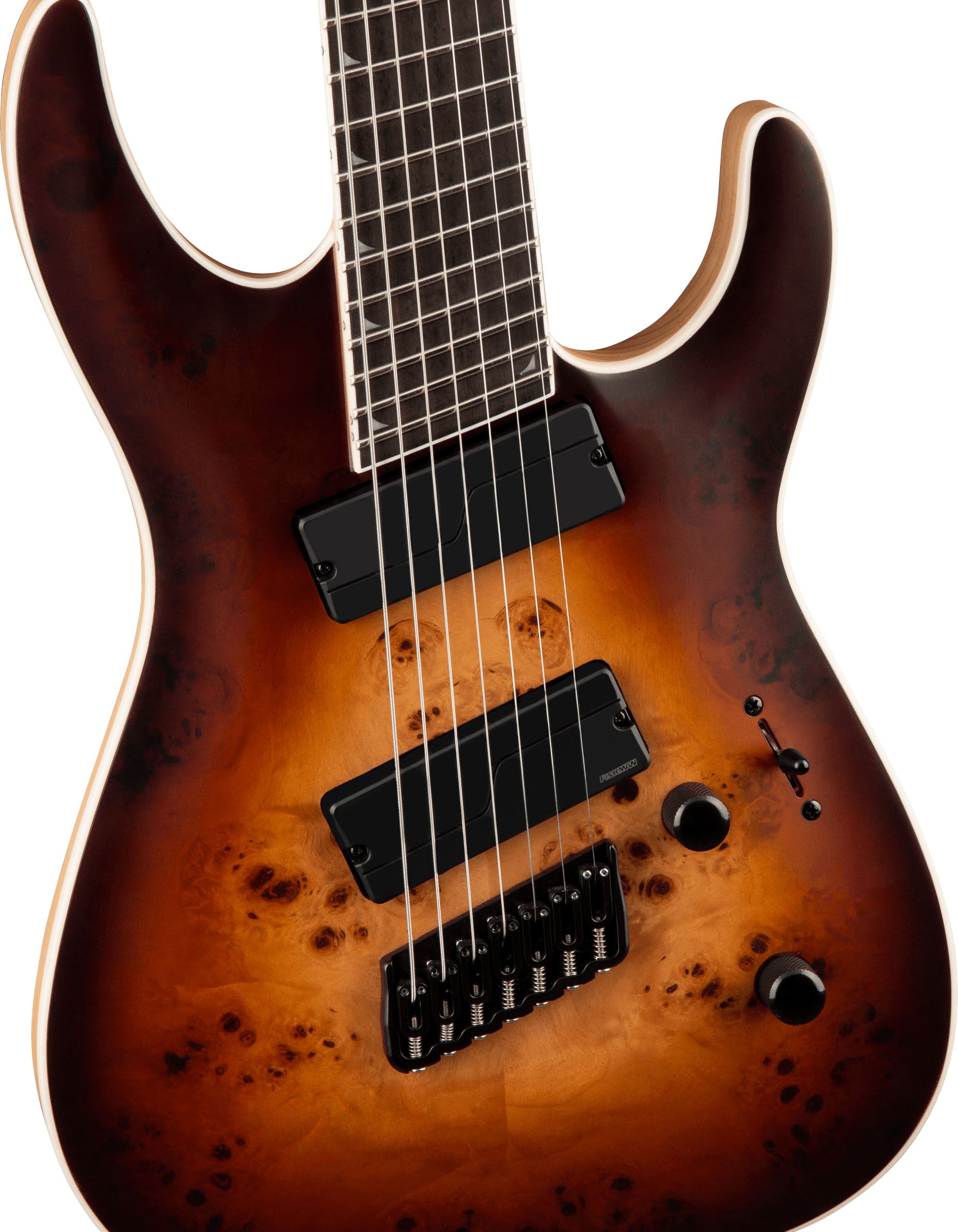 Jackson Concept Soloist SLAT7P HT MS EB Guitarra Eléctrica 7 Cuerdas Satin Bourbon Burst 4