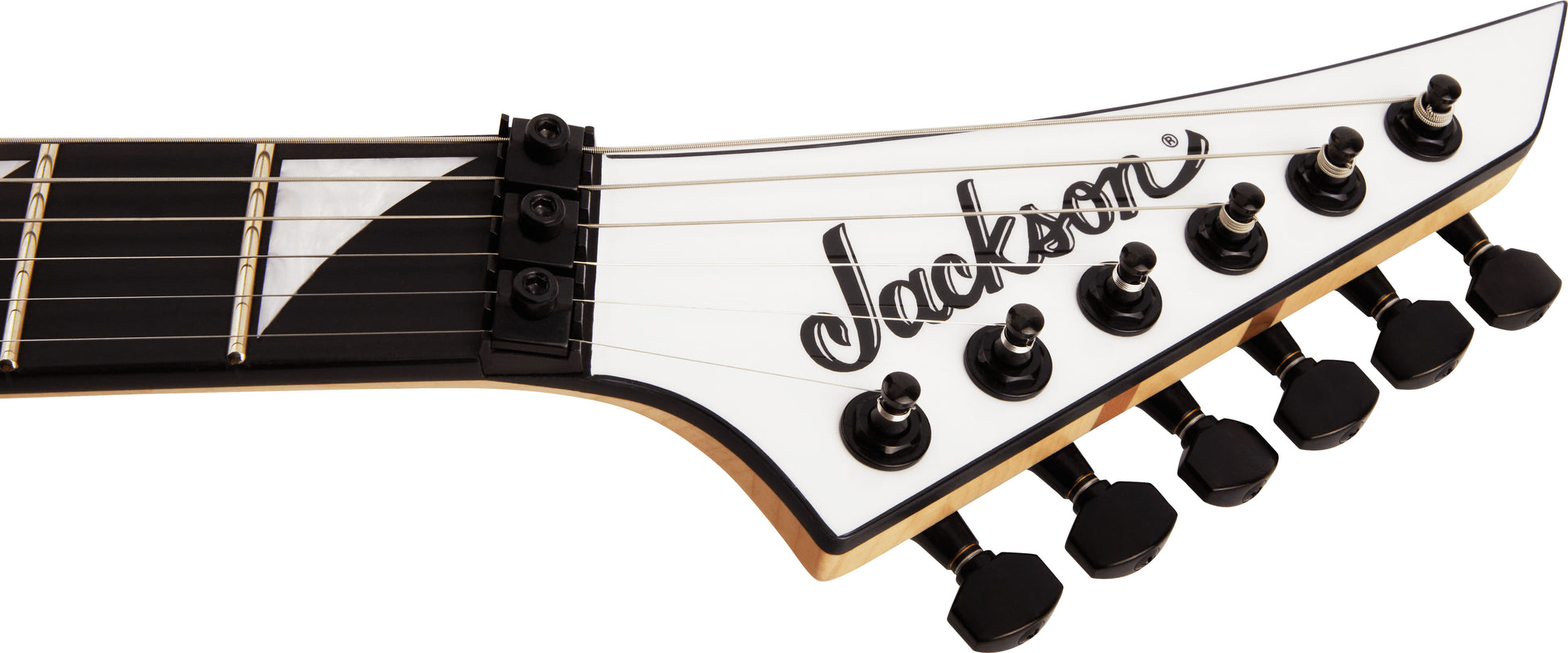 Jackson MJ Dinky DKR MAH EB Guitarra Eléctrica Snow White 7