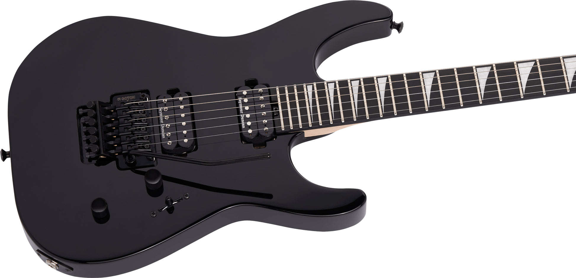 Jackson MJ Dinky DKR MAH EB Guitarra Eléctrica Gloss Black 5