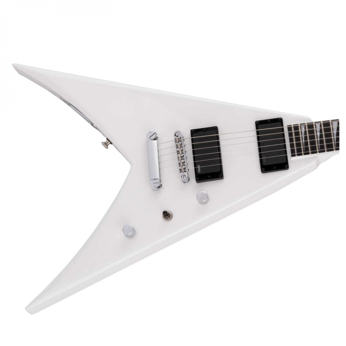 Jackson Pro King V KVTMG EB Guitarra Eléctrica Snow White 6