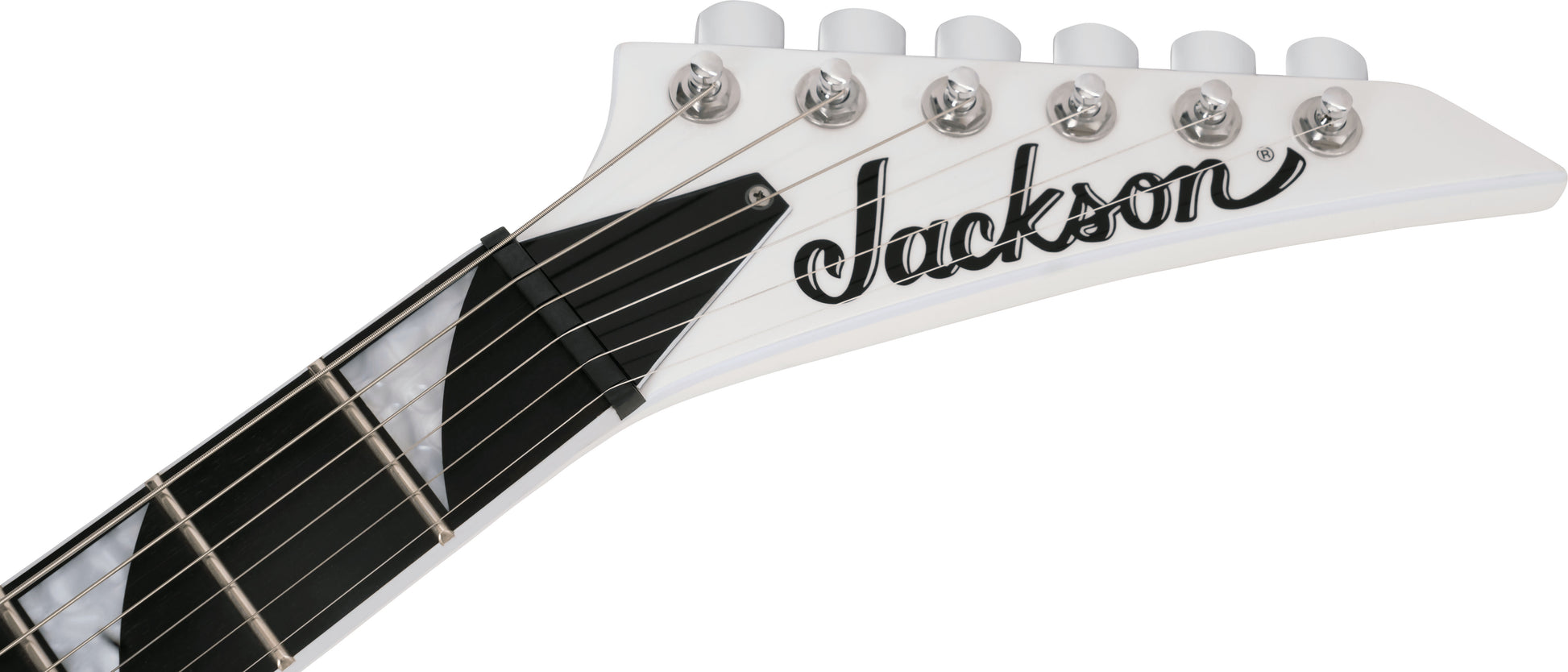 Jackson Pro King V KVTMG EB Guitarra Eléctrica Snow White 8