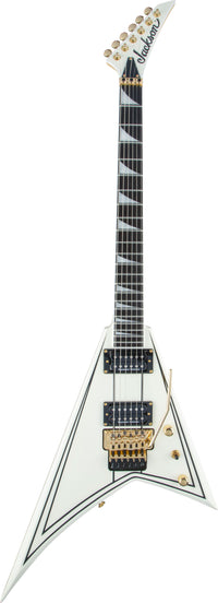 Jackson Pro Rhoads RR3 EB Guitarra Eléctrica Ivory with Black Pinstripes 1